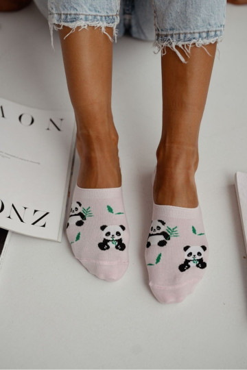 Microvezel dameskous Panda Bear in roze kleur
