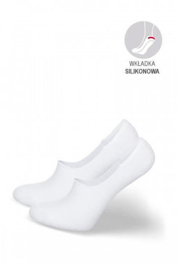Heren microvezel katoenen sokken in witte kleur