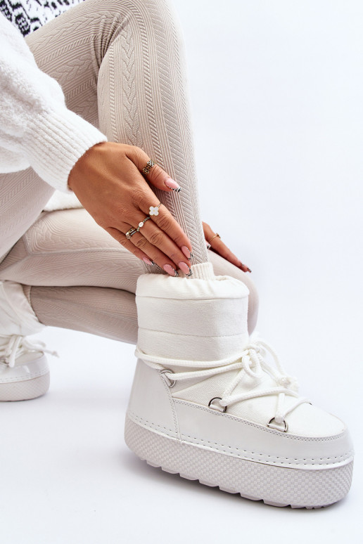 Dames SneeuIn laarzen met stijlvolle details Initte kleur Toolsa