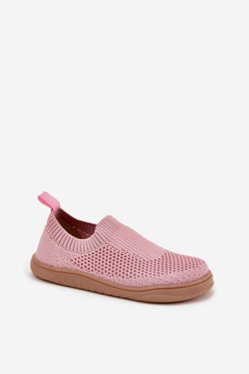 Kinderslippers Barefoot Milami rozenkleur Tai tuririselle