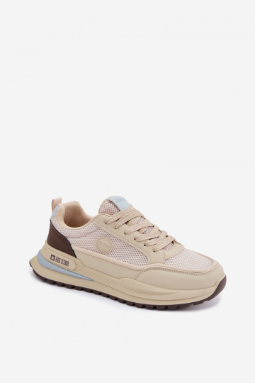 sportschoenen voor mannen Big Star TT174316 Hi-Poly System beige
