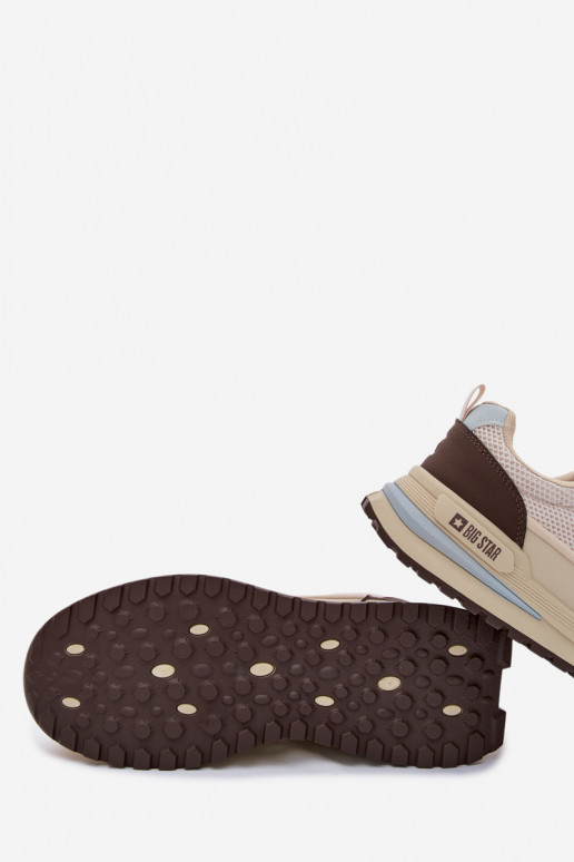 sportschoenen voor mannen Big Star TT174316 Hi-Poly System beige