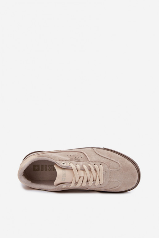Sneakers model schoenen voor mannen Big Star TT174094 beige