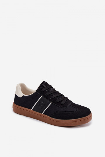Sportieve schoenen voor mannen Big Star TT174129 zwarte kleur