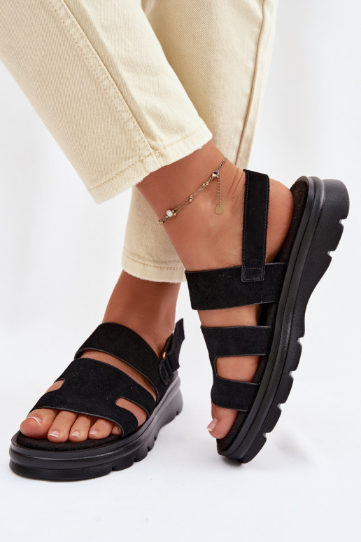 Dames sandalen van suède Big Star TT274484 zInart