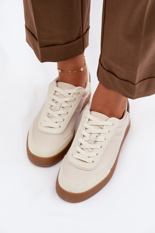 Sneakers model schoenen Dames van ecoleer Big Star TT274311 ivoor