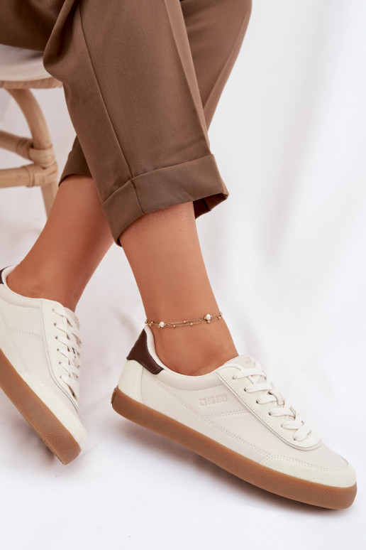 Sneakers model schoenen Dames van ecoleer Big Star TT274311 ivoor