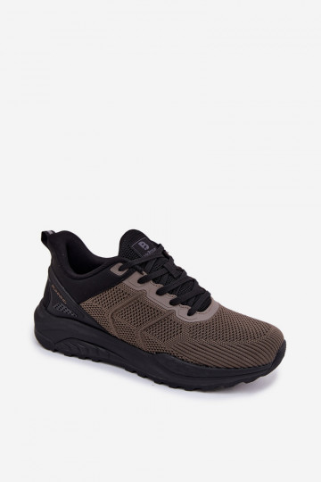 Heren sportschoenen groen-zwart Remel