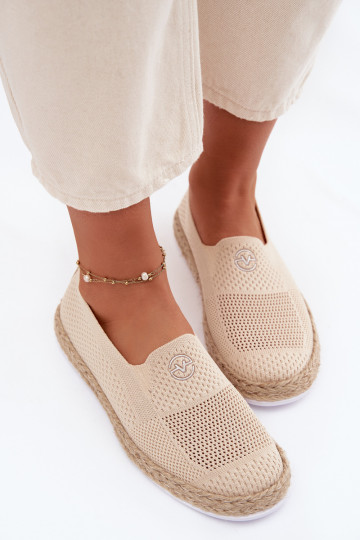 Espadrilles Vinceza 13659 zandkleurig