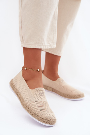 Espadrilles Vinceza 13659 zandkleurig 2