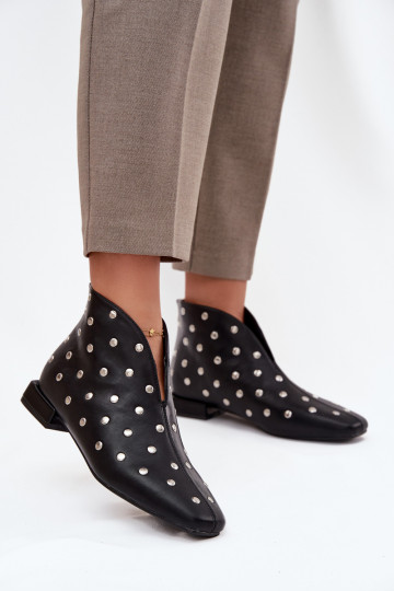 Dameslaarzen Op Delicaatm Obcasie Ze zilvere kleurm Zdobieniem zInart Rosalind 2