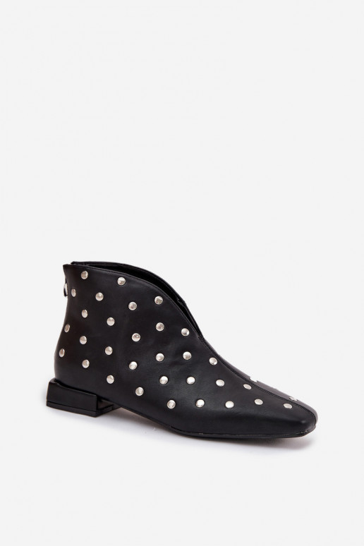 Dameslaarzen Op Delicaatm Obcasie Ze zilvere kleurm Zdobieniem zInart Rosalind