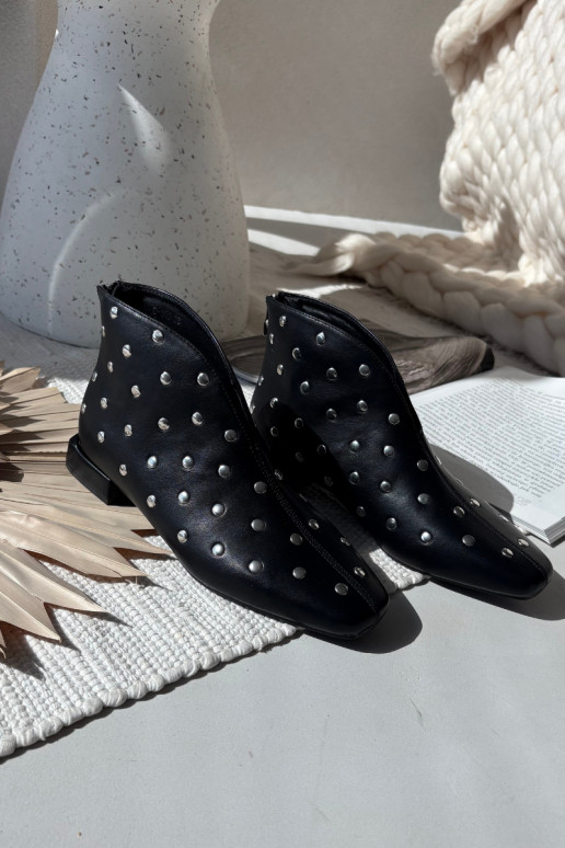 Dameslaarzen Op Delicaatm Obcasie Ze zilvere kleurm Zdobieniem zInart Rosalind