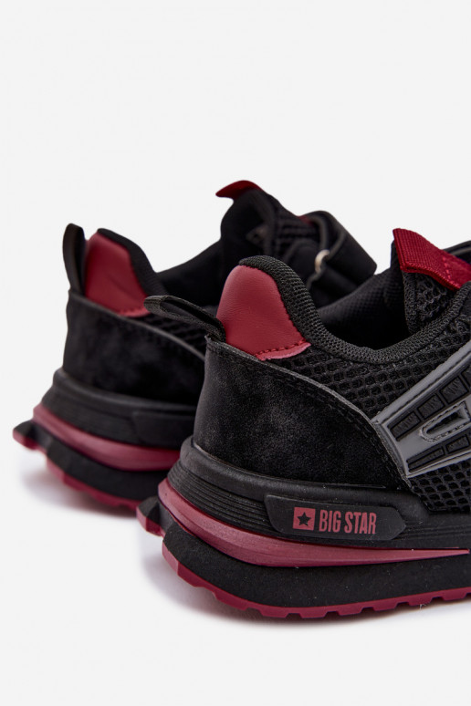 schoenen Kindersneakers Big Star TT374152 HI-POLY SYSTEM ZInart en-bordeaux