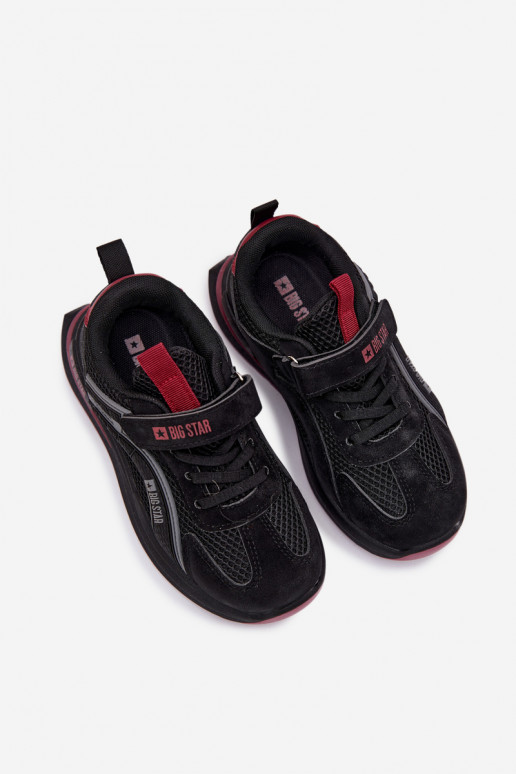 schoenen Kindersneakers Big Star TT374152 HI-POLY SYSTEM ZInart en-bordeaux