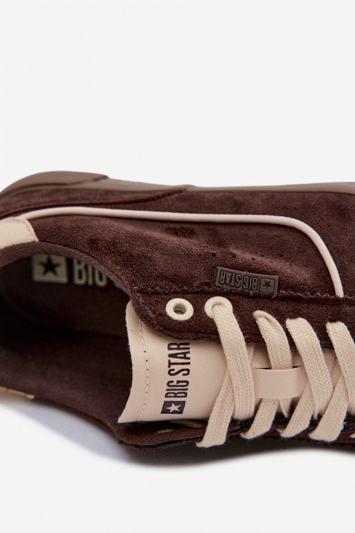 Sneakers model schoenen voor mannen Big Star TT174092 CzekoladoIne