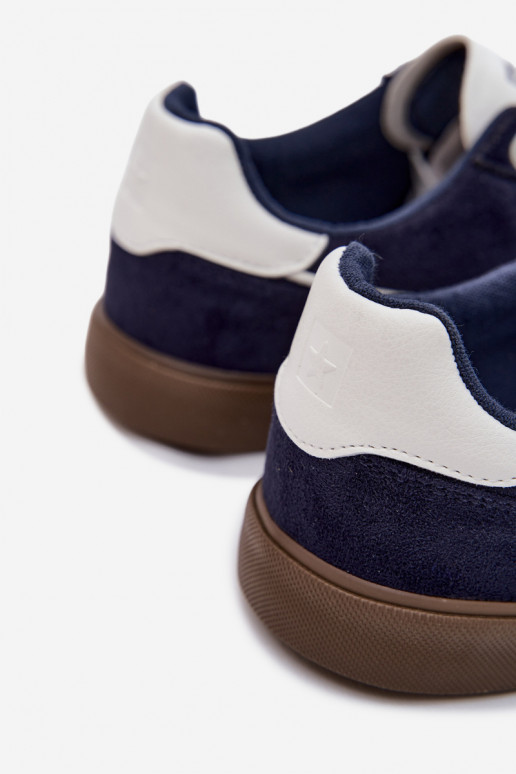 Sneakers model schoenen voor mannen Big Star TT174091 donkerblauIn