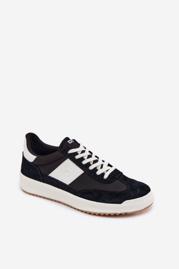 Heren sneakers Big Star TT174043 in zwart