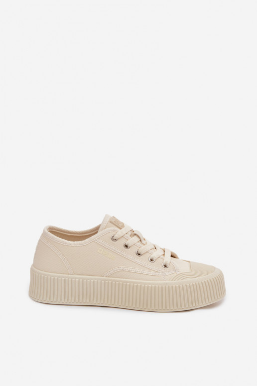 Vrijetijdsschoenen met platform Big Star TT274271 beige