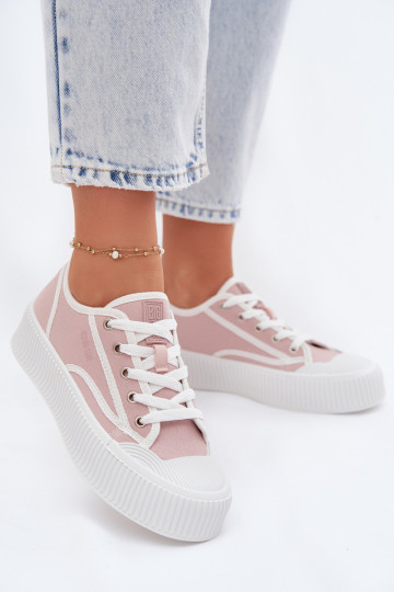Casual schoenen met platform Big Star TT274270 in roze 2