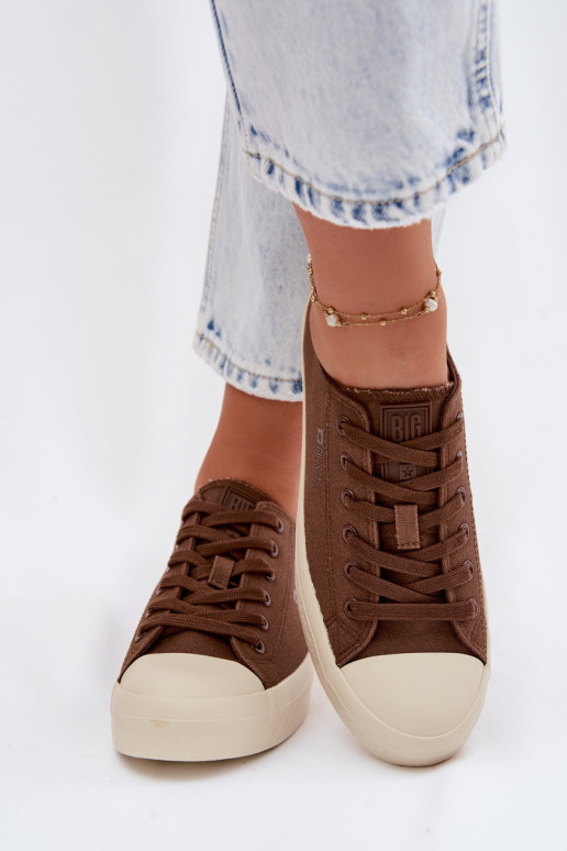 Vrijetijdsschoenen Big Star TT274123 bruine kleur