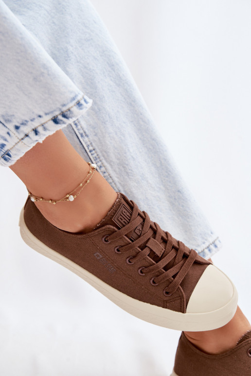 Vrijetijdsschoenen Big Star TT274123 bruine kleur