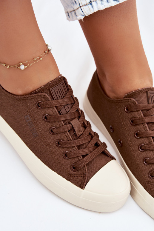 Vrijetijdsschoenen Big Star TT274123 bruine kleur