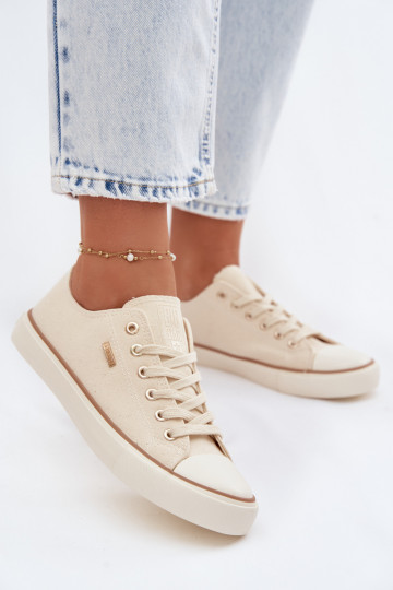 Lage sneakers Big Star TT274773 zandkleur 2