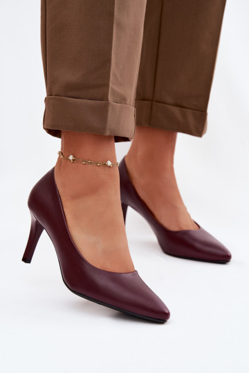 Hakken Eko Leer Sergio Leone 1336 bordeaux 2