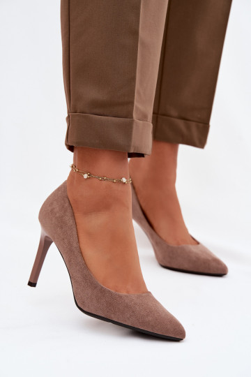 Sergio Leone 1339 kunstsuède schoenen in bruin 2