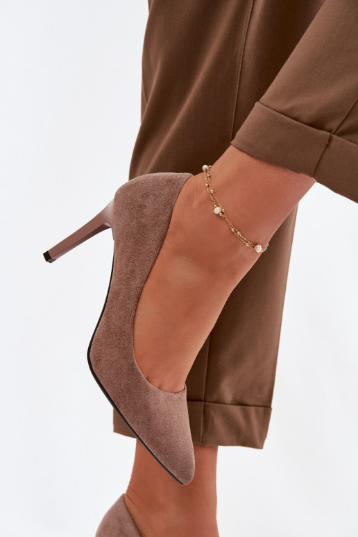 Eko Suede schoenen Sergio Leone 1339 bruine kleur