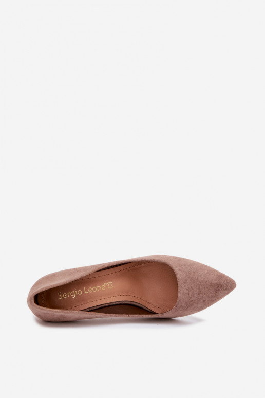 Eko Suede schoenen Sergio Leone 1339 bruine kleur