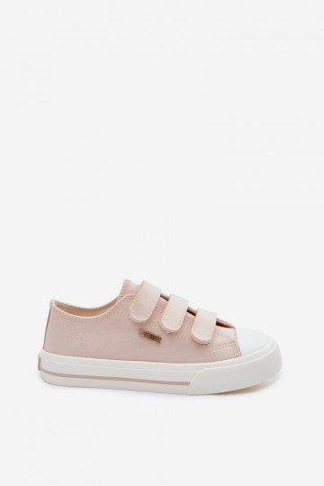 Big Star TT374174 kinder vrijetijdsschoenen met klittenbandsluiting in zand 2