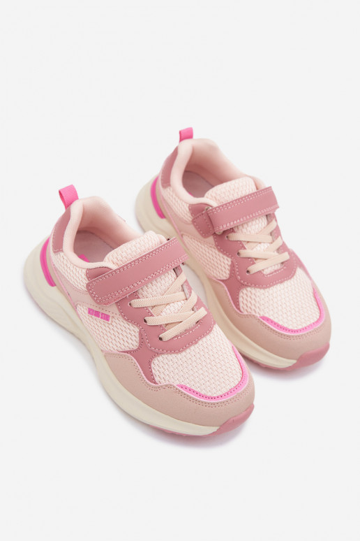 sportschoenen Sneakers model schoenen Kinderen Big Star TT374031 roze