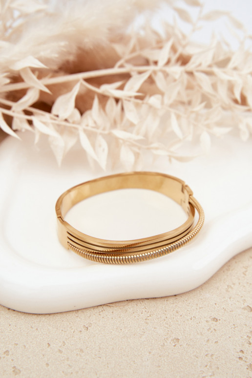 VrouInelijk Armband uit roestvrij staal gouden kleur