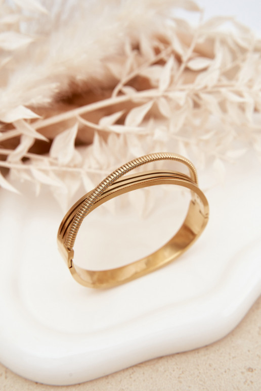 VrouInelijk Armband uit roestvrij staal gouden kleur