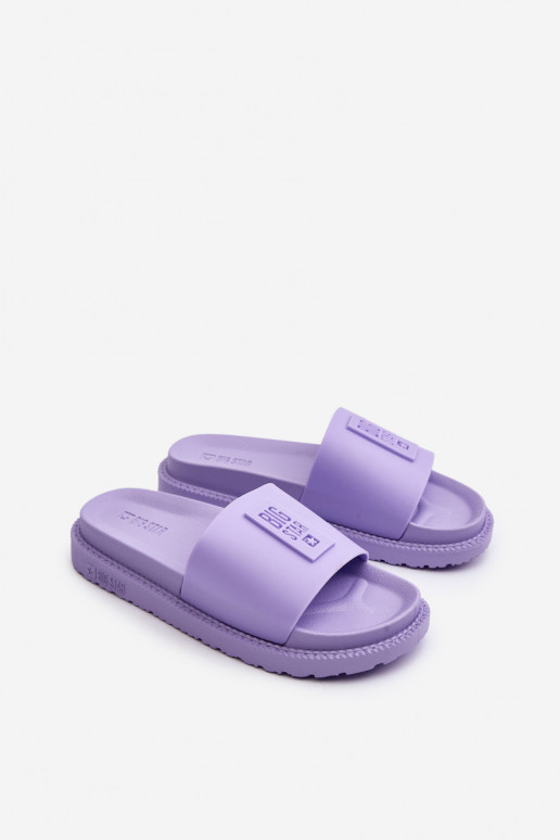 Damespantoffels Big Star LL274426 Paars