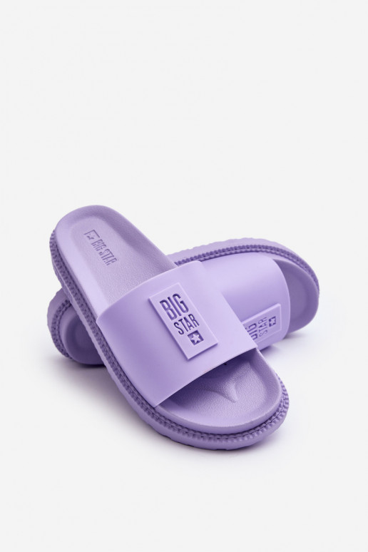 Damespantoffels Big Star LL274426 Paars