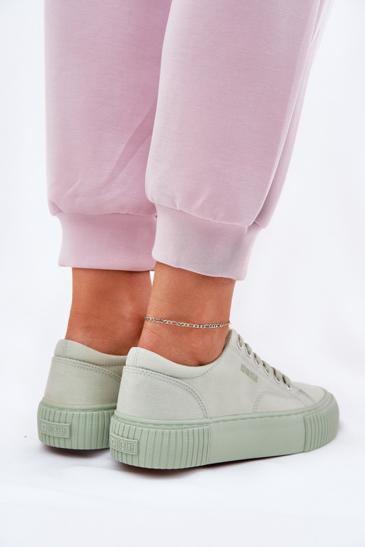 materiaal Vrijetijdsschoenen Big Star RR274408 groene kleur