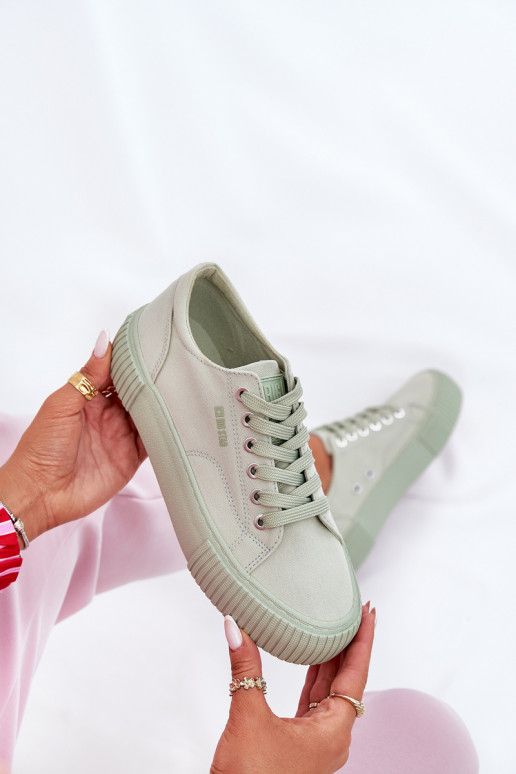 materiaal Vrijetijdsschoenen Big Star RR274408 groene kleur