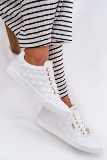 Kunstlederen casual schoenen Big Star RR274322 witte kleur 2