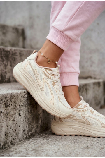 sportschoenen Sneakers model schoenen Dames Big Star TT274326 HI-POLY SYSTEM beige