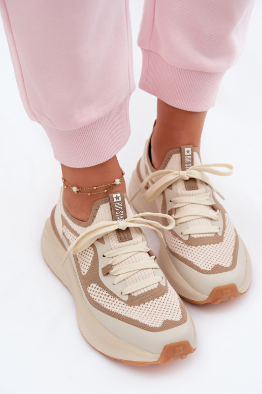 sportschoenen Dames Big Star TT274571 HI-POLY SYSTEM beige
