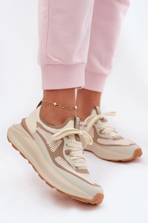sportschoenen Dames Big Star TT274571 HI-POLY SYSTEM beige