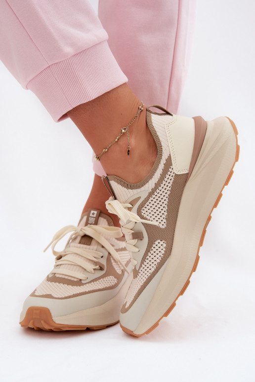 sportschoenen Dames Big Star TT274571 HI-POLY SYSTEM beige