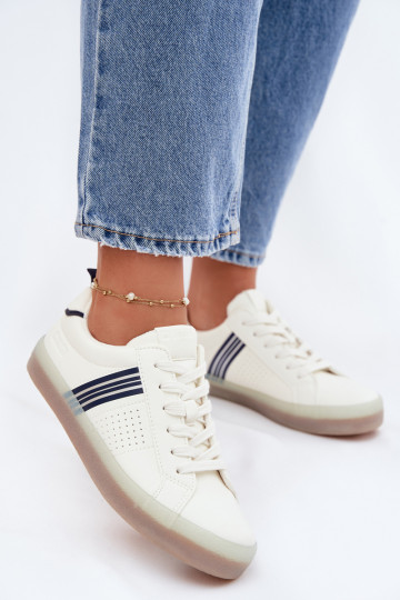 Kunstlederen sportschoenen Big Star TT274306 witte kleur 2