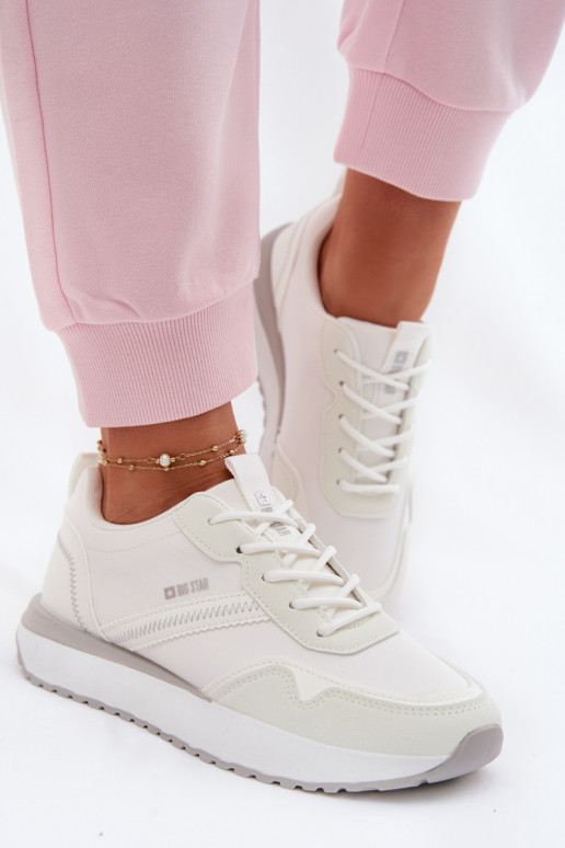 Sneakers model schoenen Dames met platform Big Star TT274279 Initte kleur