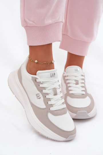 Dames sportschoenen met platform GAP PENELOPE GPIN6155300061 wit