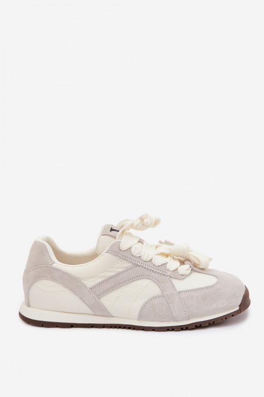 van suède Sneakers model schoenen Dames Vinceza 86427 grijs