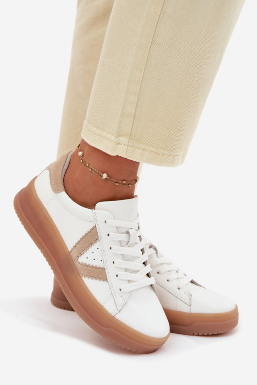 Sneakers model schoenen DamesOpturalnej Skóry met platform Vinceza 79597 Initte kleur